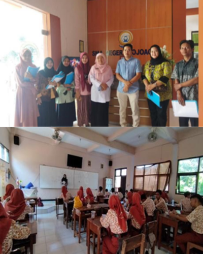 sosialisasi lbb andi utomo di sman 1 mojoagung